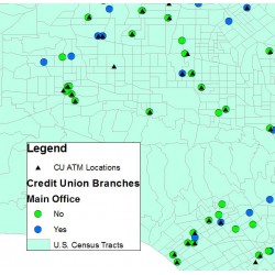 Credit Union Branches and ATMs (National Shapefile)