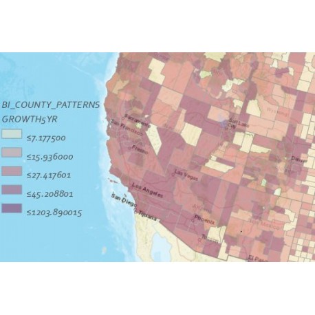 BranchInfo County Patterns